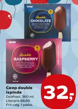SuperBrugsen Coop double ispinde tilbud