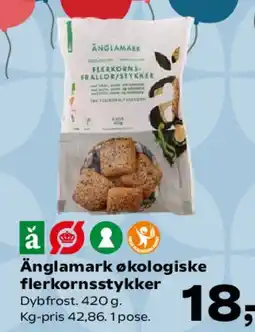 SuperBrugsen Änglamark økologiske flerkornsstykker tilbud