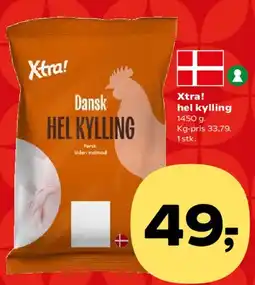 SuperBrugsen Xtra! Dansk hel kylling tilbud