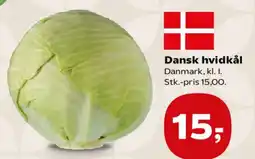 SuperBrugsen Dansk hvidkål tilbud
