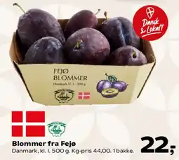 SuperBrugsen Blommer fra Fejø tilbud