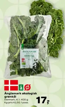 SuperBrugsen Änglamark økologisk grønkål tilbud