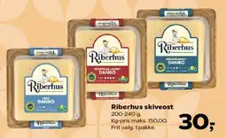 SuperBrugsen Riberhus skiveost tilbud