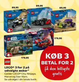 SuperBrugsen LEGO - udvalgte æsker (KØB 3, betal for 2) tilbud