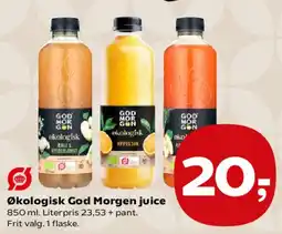 SuperBrugsen Økologisk God Morgen juice tilbud