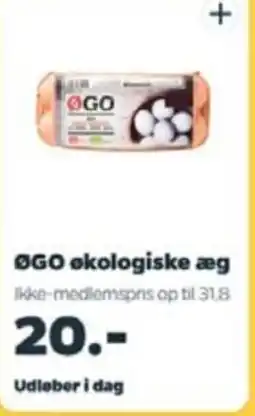 Netto ØGO økologiske æg tilbud