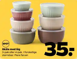 Netto Spot skåle med låg tilbud