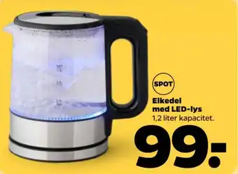 Spot Elkedel med LED-lys