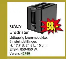 Harald Nyborg SJÖBO Brødrister tilbud