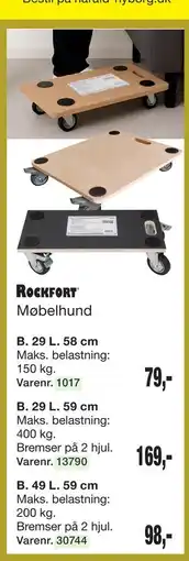 Harald Nyborg Rockfort Møbelhund tilbud