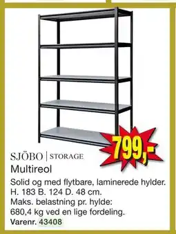 Harald Nyborg SJÖBÖ | STORAGE Multireol tilbud