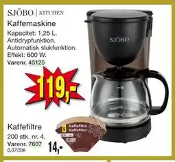 Harald Nyborg SJÖBO | KITCHEN Kaffemaskine tilbud