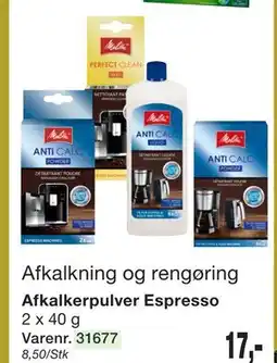 Harald Nyborg Afkalkerpulver Espresso tilbud