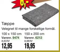 Harald Nyborg Tæppe tilbud