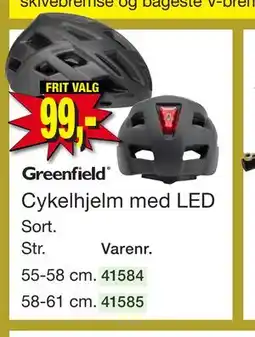 Harald Nyborg Cykelhjelm med LED tilbud