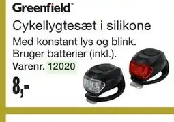 Harald Nyborg Cykellygtesæt i silikone tilbud