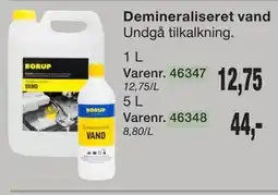 Harald Nyborg Demineraliseret vand tilbud