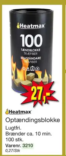 Harald Nyborg Heatmax Optændingsblokke tilbud