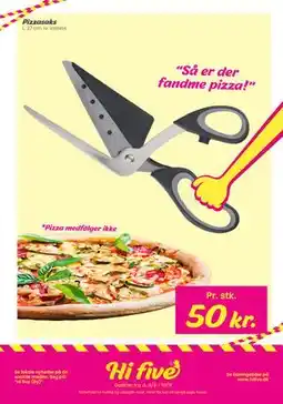 Hi five Pizzasaks tilbud