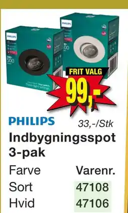 Harald Nyborg Indbygningsspot 3-pak tilbud