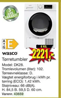 Harald Nyborg Wasco Tørretumbler tilbud