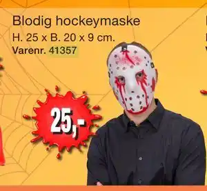 Harald Nyborg Blodig hockeymaske tilbud