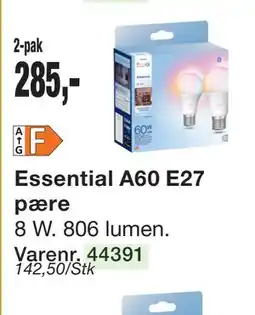 Harald Nyborg Essential A60 E27 pære tilbud
