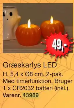 Harald Nyborg Græskarlys LED tilbud