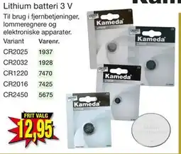 Harald Nyborg Lithium batteri 3 V tilbud