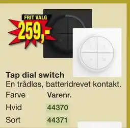 Harald Nyborg Tap dial switch tilbud