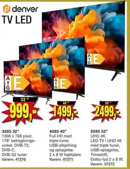 Harald Nyborg denver TV LED tilbud