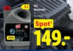 Lidl W5 Motorolie tilbud
