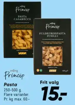 Bilka Princip Pasta tilbud