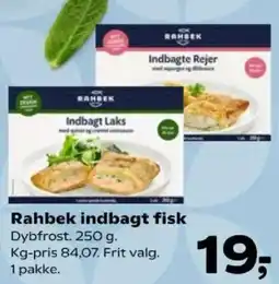 Kvickly Rahbek indbagt fisk tilbud