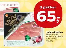 Kvickly Parma italiensk pålæg tilbud