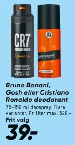 Bilka Bruno Banani deodorant tilbud