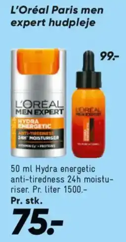 Bilka L'Oréal men expert hudpleje tilbud