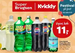 Kvickly Faxe Kondi Pepsi Max San Pellegrino tilbud