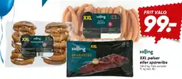 Bilka salling XXL pølser eller spareribs tilbud