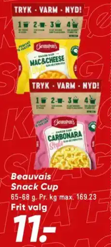 Bilka Beauvais Snack Cup tilbud