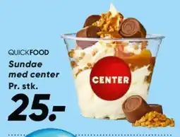 Bilka Center sundae med center tilbud
