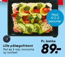 Bilka Delikatessen Lille pålægsfirkant tilbud