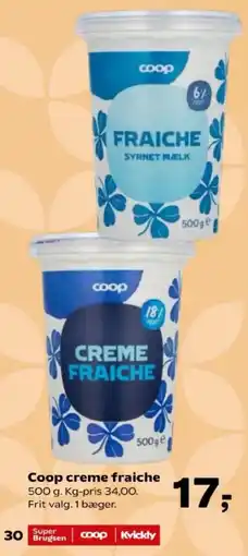 Kvickly Coop creme fraiche tilbud