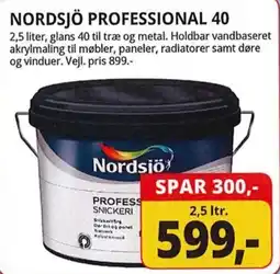 Farveland Nordsjö Professional 40 tilbud