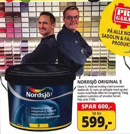 Farveland Nordsjö Original 5 tilbud