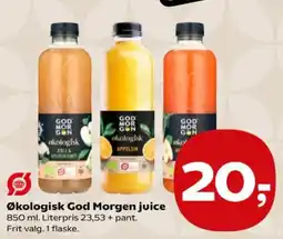 Kvickly God Morgen økologisk juice tilbud