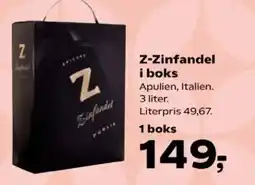 Kvickly Z-Zinfandel tilbud