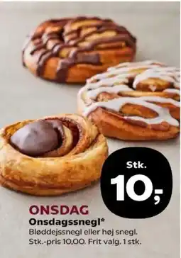 Kvickly Onsdagssnegl tilbud