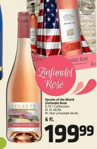 Fleggaard Secrets of the World Zinfandel Rosé tilbud