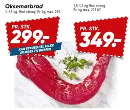 Bilka Oksemørbrad tilbud
